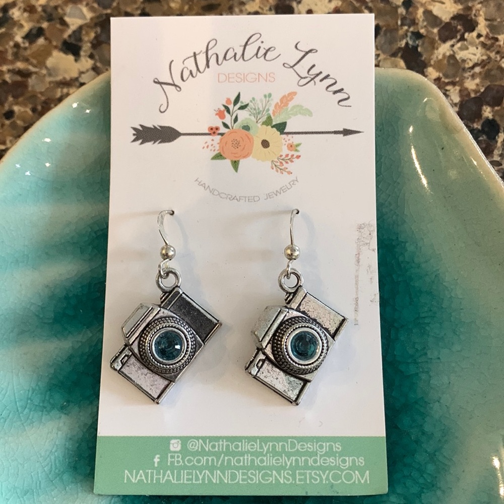 Dangly Camera Earrings